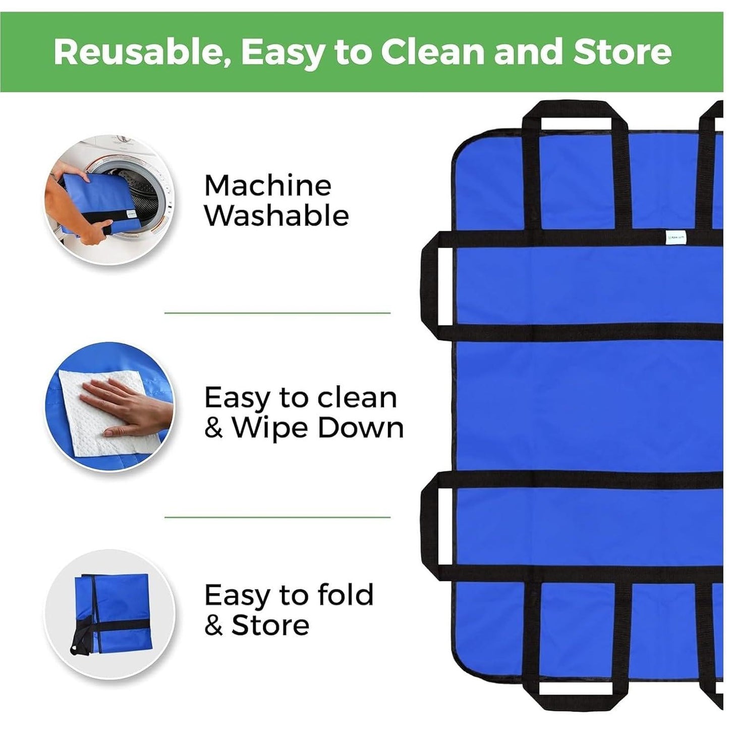 Positioning Bed Pad with Handles