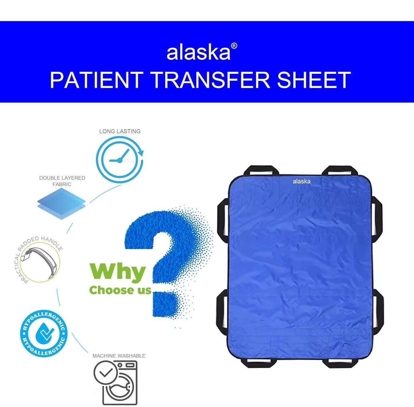 Positioning Bed Pad with Handles